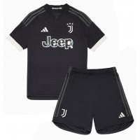 Juventus Fußballbekleidung 3rd trikot Kinder 2023-24 Kurzarm (+ kurze hosen)